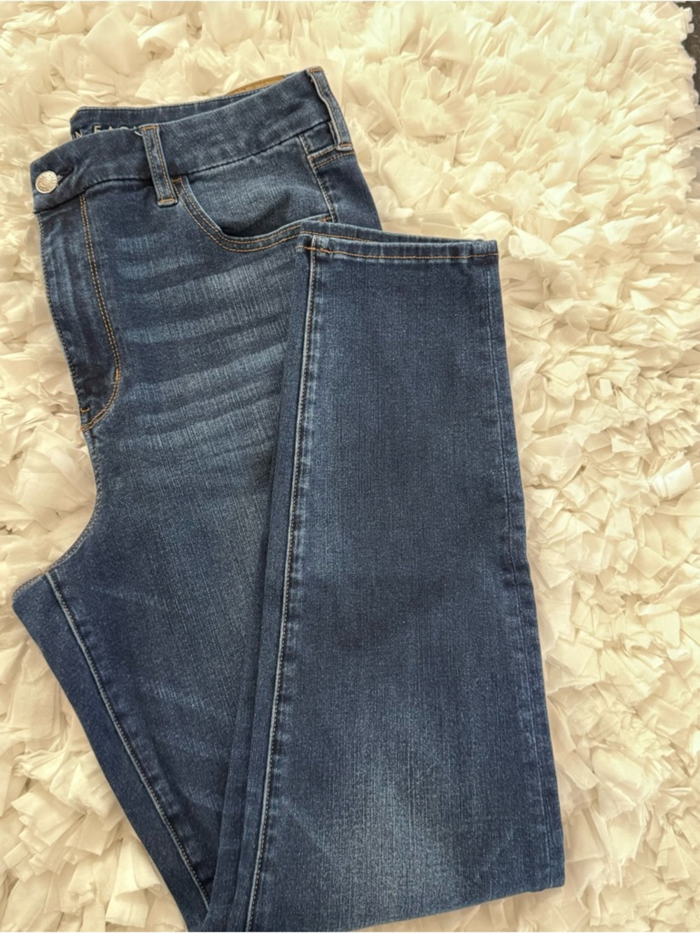 American Eagle Outfitters Women's Blue Straight Jeans